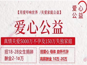 泸州市捐卵助孕生子 爱心志愿者招募